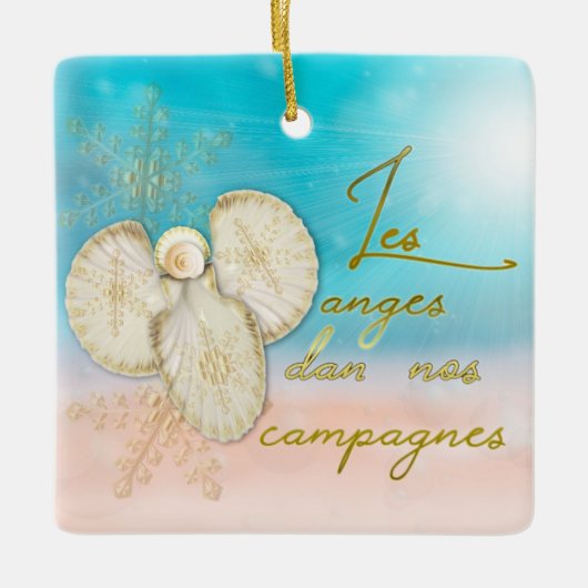 Ornement d'Angel Coquille de plage (Devant)