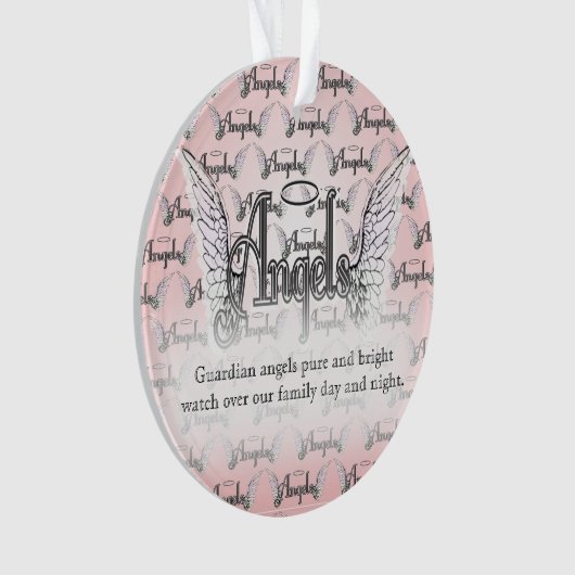 Ornement d'anges gardien (devant)