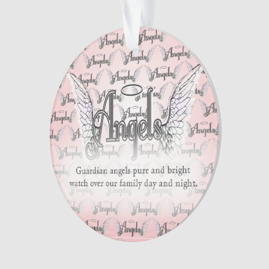 Ornement d'anges gardien (devant)