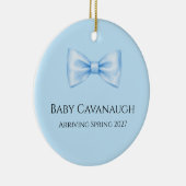 Ornement d'annonce de bébé garçon (Droite)