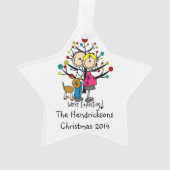 Ornement dans l'expectative d'acrylique de (dos)