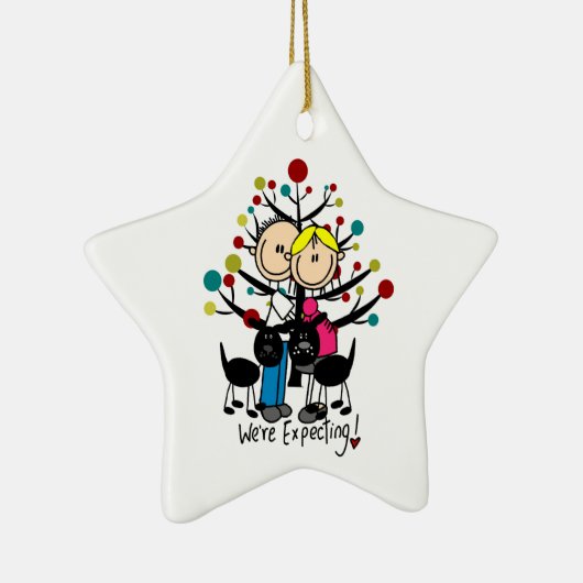 Ornement dans l'expectative de coutume de chiens (Droite)