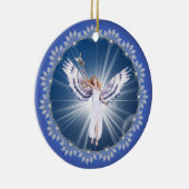 Ornement d'arbre d'ange de Noël de Gloria (Droite)