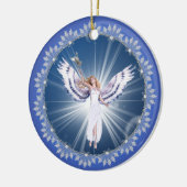 Ornement d'arbre d'ange de Noël de Gloria (Gauche)
