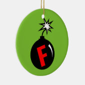 Ornement d'arbre de F-Bombe (Droite)