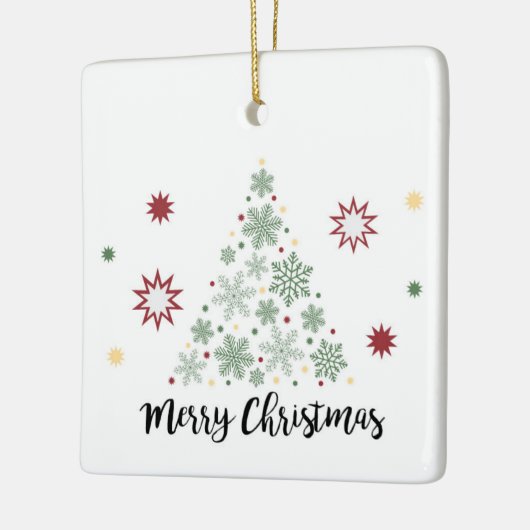 Ornement d'arbre de Joyeux Noël (Gauche)