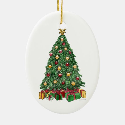 Ornement d'arbre de Noël (Dos)