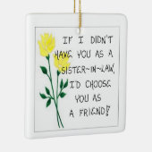 Ornement d'arbre de Noël - Cadeau pour Soeur - bel (Droite)