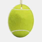 Ornement d'arbre de Noël de balle de tennis (Droite)