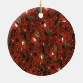 Ornement d'arbre de Noël de canneberge (Dos)