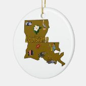 Ornement d'arbre de Noël de la Louisiane (Gauche)