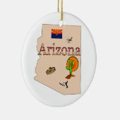 Ornement d'arbre de Noël de l'Arizona (Droite)