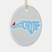 Ornement d'arbre de Noël de l'État de Caroline du  (Droite)