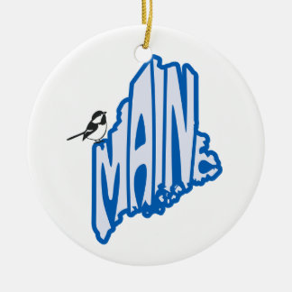 Ornement d'arbre de Noël de l'État du Maine