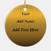 Ornement d'arbre de Noël de l'Idaho (Dos)