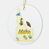 Ornement d'arbre de Noël de l'Idaho (Gauche)