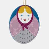 Ornement d'arbre de Noël de Matryoshka (Droite)