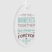 Ornement d'arbre de Noël de moments (devant)