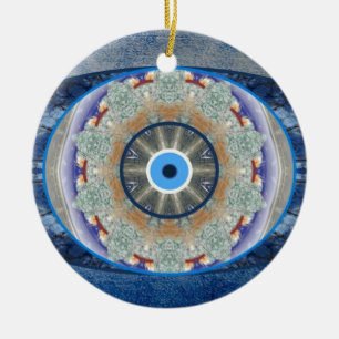 Ornement d'arbre de Noël de protection "d'oeil