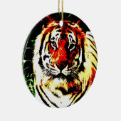 Ornement d'arbre de Noël de tigre (Droite)