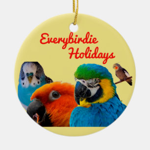 Ornement d'arbre de Noël d'Everybirdie