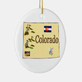 Ornement d'arbre de Noël du Colorado (Droite)