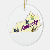 Ornement d'arbre de Noël du Kentucky (Gauche)
