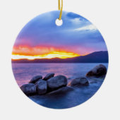 Ornement d'arbre de Noël du lac Tahoe (Devant)