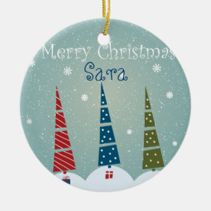 Ornement d'arbre de Noël - Personnaliser pour le b