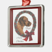 Ornement d'arbre de Noël Vizsla (Gauche)