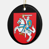 Ornement d'arbre de Noël Vytis en Lituanie (Gauche)