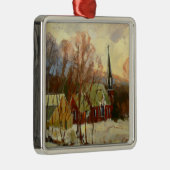 Ornement d'arbre "d'église d'hiver" (Droite)