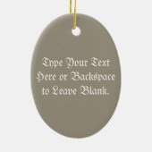 Ornement d'arbres d'hiver Décor d'hiver personnali (Dos)