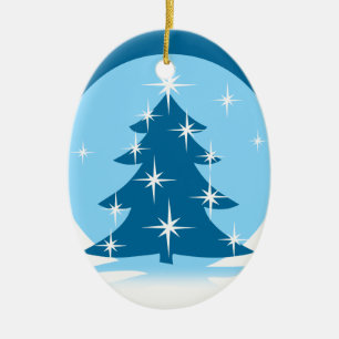 Ornement d'arbres d'hiver Décor d'hiver personnali