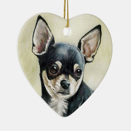 Ornement d'art de chien de chiwawa (Droite)