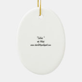 Ornement d'art de chien de Saluki (Dos)