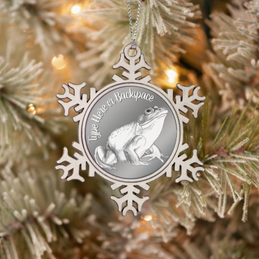 Ornement d'art de grenouille à bulles Décoration p (Arbre)