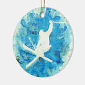 Ornement d'art de ski (Gauche)