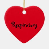 Ornement d'art de thérapeute respiratoire (Dos)