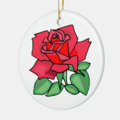 Ornement d'art rose de conservation de décoration (Gauche)