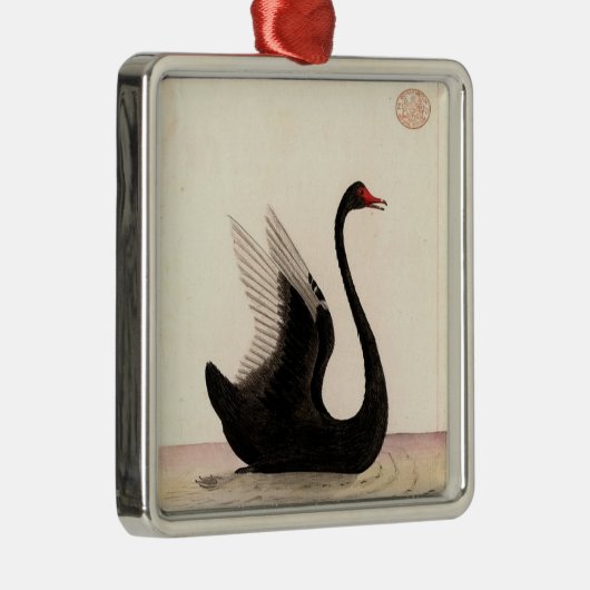 ORNEMENT D'ART SWAN NOIR (Droite)