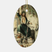 Ornement d'avenir de présent de chant de Noël de (Droite)