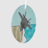 Ornement d'avion de combattant de grève du joint (devant)