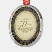 Ornement de 50e anniversaire de mariage (Gauche)