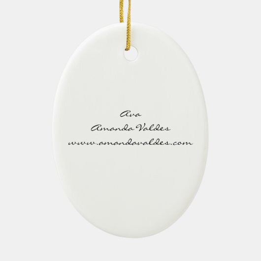 Ornement de "Ava" (Dos)