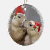 Ornement de baiser de Noël (Gauche)