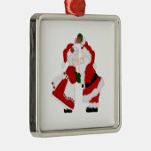 Ornement de baiser de Père Noël et de Mme Clause (Droite)