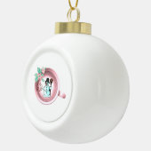 Ornement de bal en céramique de Noël, Céramique de (Droite)