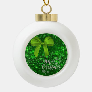 Ornement de bal en céramique de Noël, Joyeux Noël