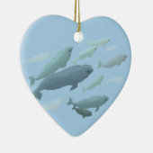 Ornement de baleine personnalisé par ornement de (Droite)